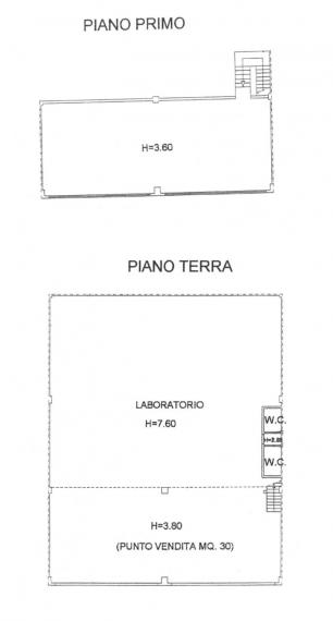 Fano - zona zuccherificio - laboratorio in vendita