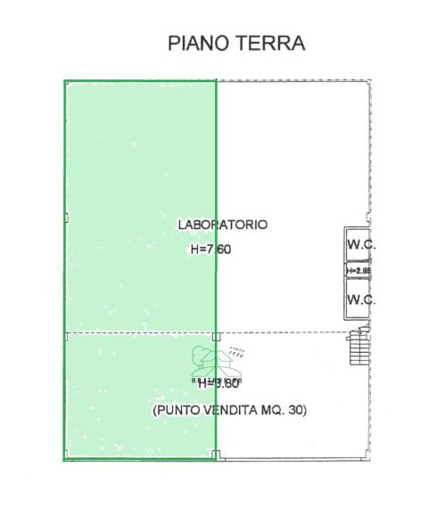 Fano - zona zuccherificio - locale commerciale negozio in vendita