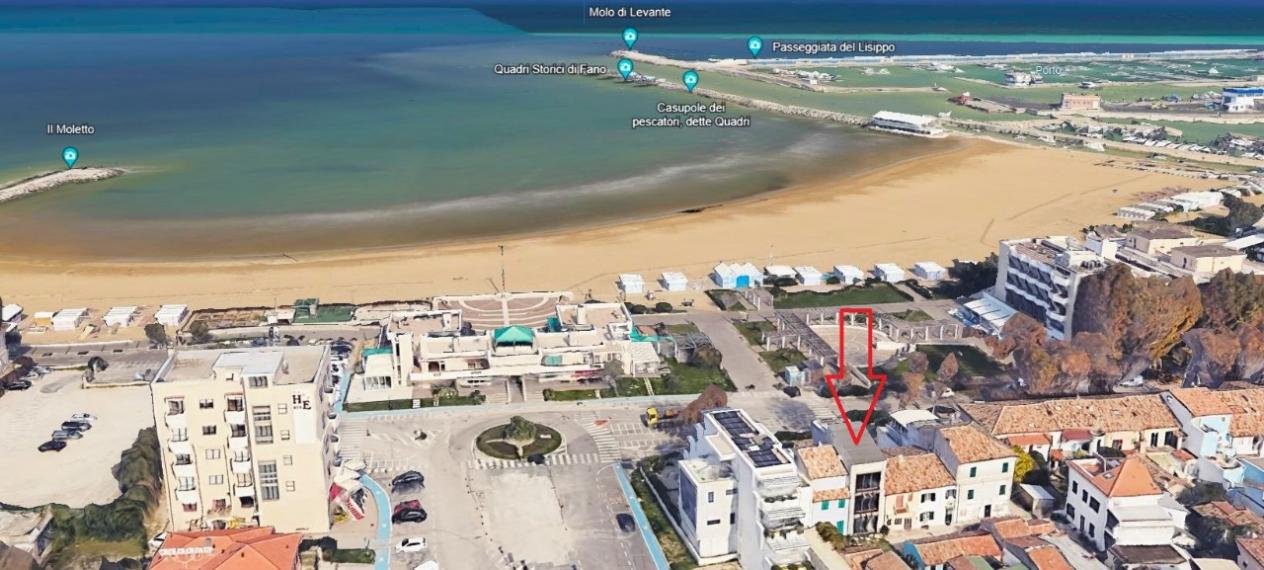 Fano - zona lido - schiera centrale in vendita