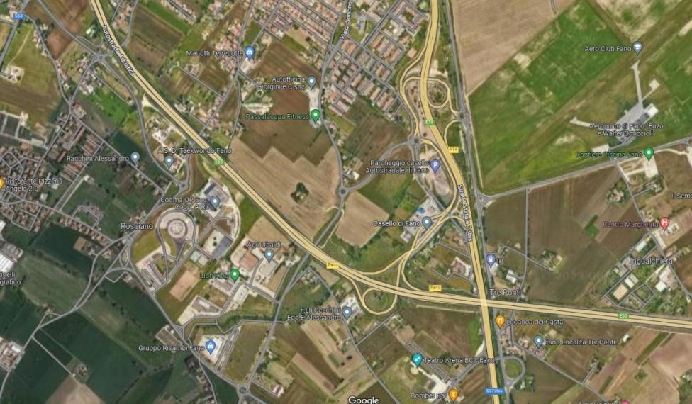 Fano - zona rosciano - terreno in vendita