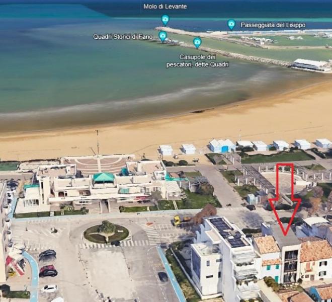 Fano - zona lido - schiera centrale in vendita
